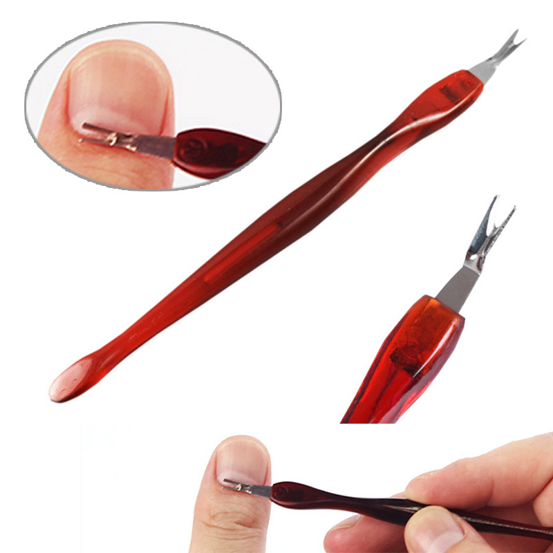 Source factory direct nail tools sharp dead skin fork nail edge horny V-shaped push dead skin push dead skin shovel knife