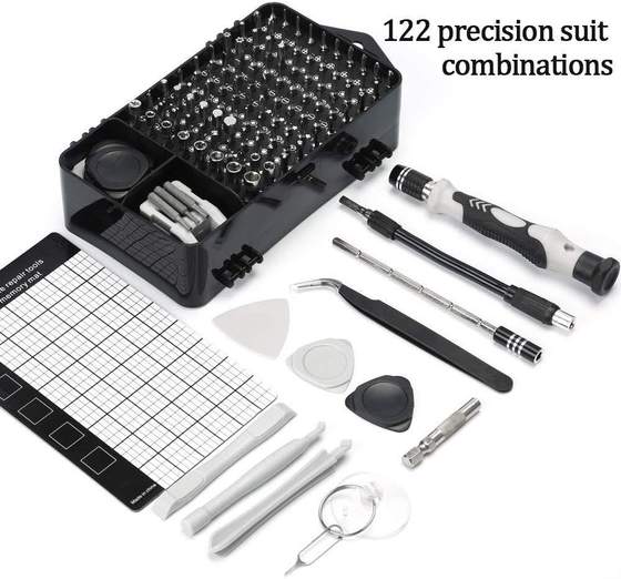 122-in -1 screwdriver tool set Apple mobile phone repair and disassembly tool multi-function manual screwdriver set