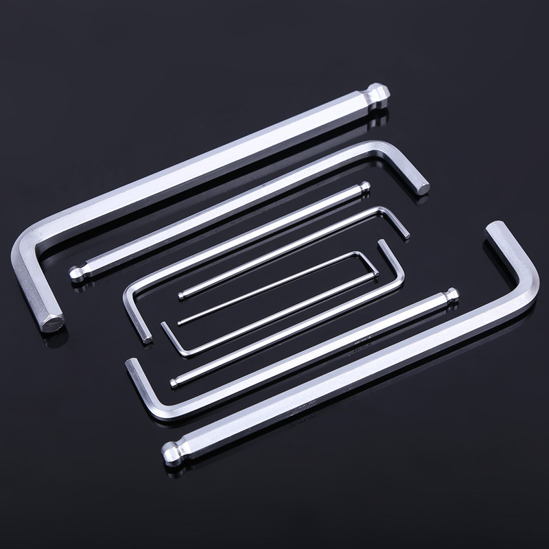 Spot supply of ordinary lengthened Matt hexagon socket set short flat medium length lengthened matching inner hexagonal wrench