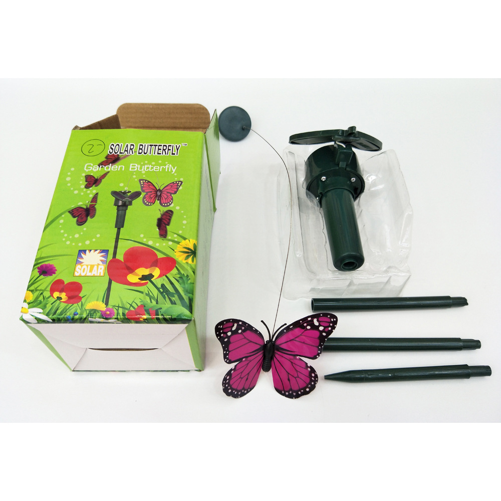 Solar Butterfly Electric Dynamic Toy Butterfly Dancing Horticultural Mori Home Decoration Crafts Ornaments