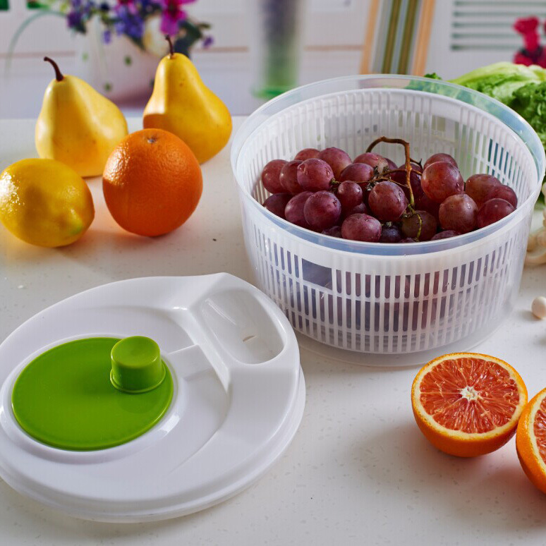 Plastic manual vegetable dryer household kitchen fruit dehydrator multifunctional salad vegetable spatula
