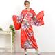 Japanese traditional women's formal dress bathrobe cartoon performance photo suit kimono stage performance clothing Photo delivery
