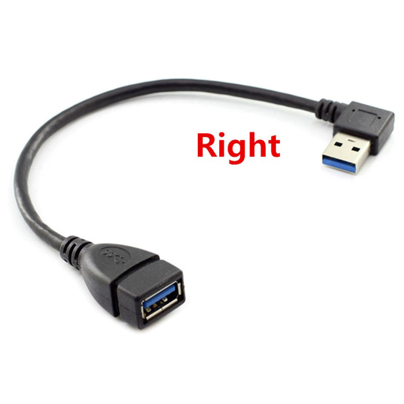 Hot-selling usb3.0 elbow extension cord high-speed transmission adapter male-to-female computer conversion line left and right up and down