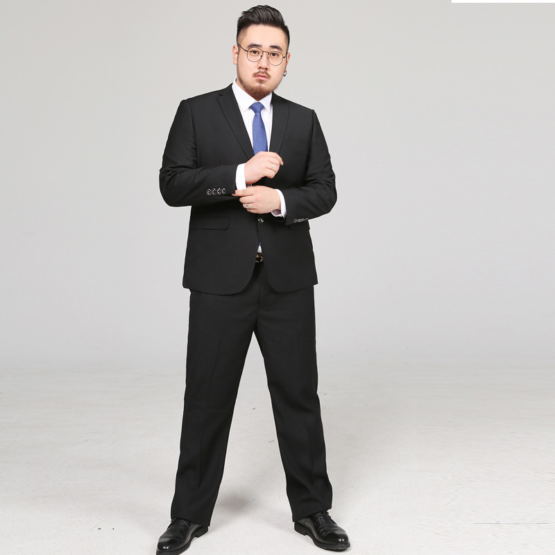 S-10XL Men's Suit Professional Business Dress Wedding Suit Two-piece Plus Size 187