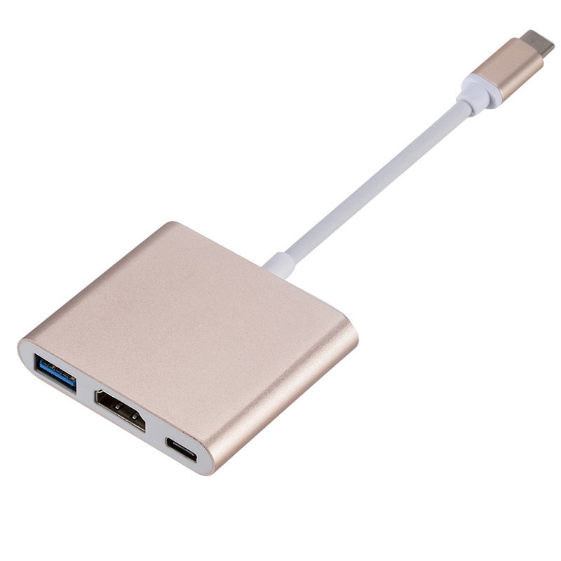 Usb3.1 スリーインワン Hdtv アダプタケーブルタイプから Hdtv 高解像度変換ラインデジタルコンピュータアクセサリー|undefined