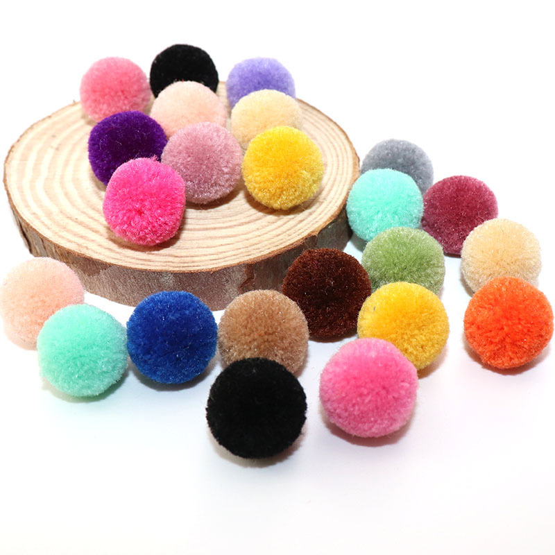 Factory spot 1.5cm wool ball cashmere Bayberry ball clothing hat accessories Accessories Wholesale