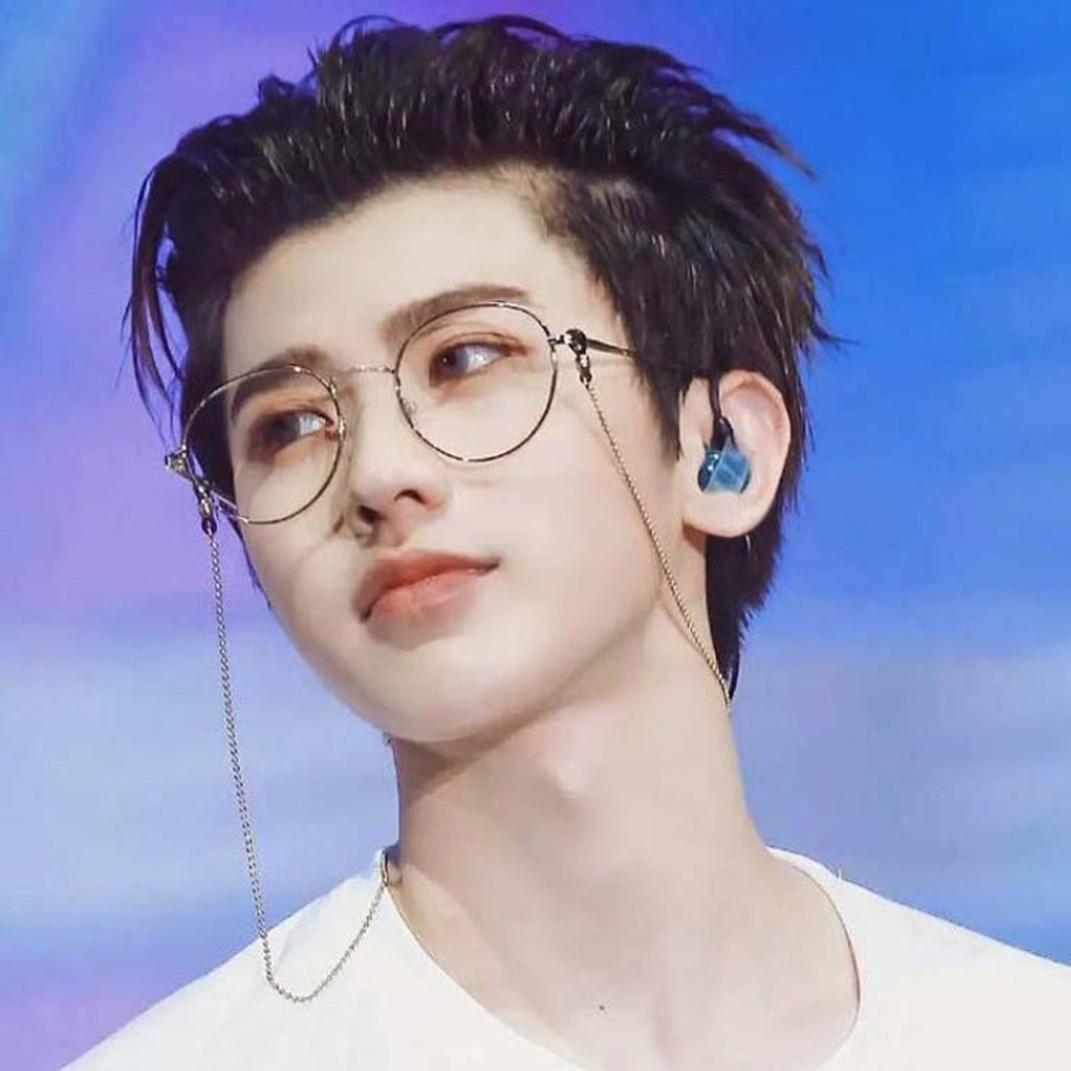 Glasses chain metal hanging chain sunglasses chain halter female personality hanging chain glasses rope glasses chain bead chain
