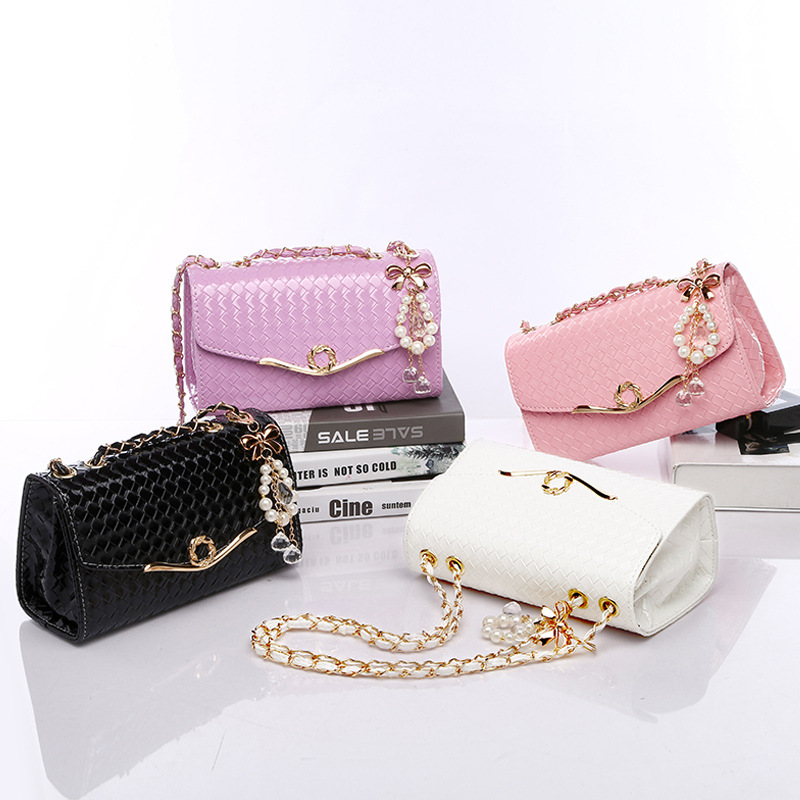 Bag women's 2024 new wave Korean fashion rhombus chain bag small square bag shoulder messenger bag a generation of hair