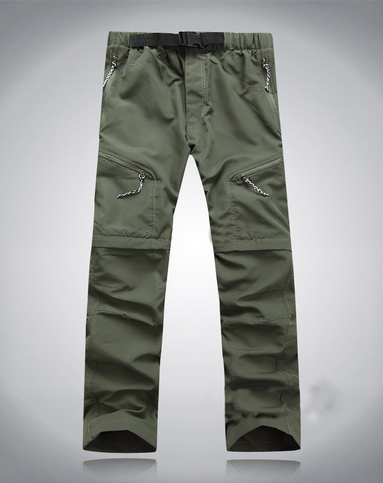 Quick-drying pants outdoor lightweight two-piece men's and women's two-wear quick-drying pants shorts men's detachable LOGO