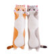 New Long Cylindrical Cat Doll Plush Toy Sleeping Pillow Cute Large Girl Bed Doll Doll