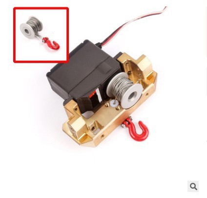 1/10模擬登山車25t舵取機ウインチ内蔵舵取機ウインチアップグレード部品|undefined