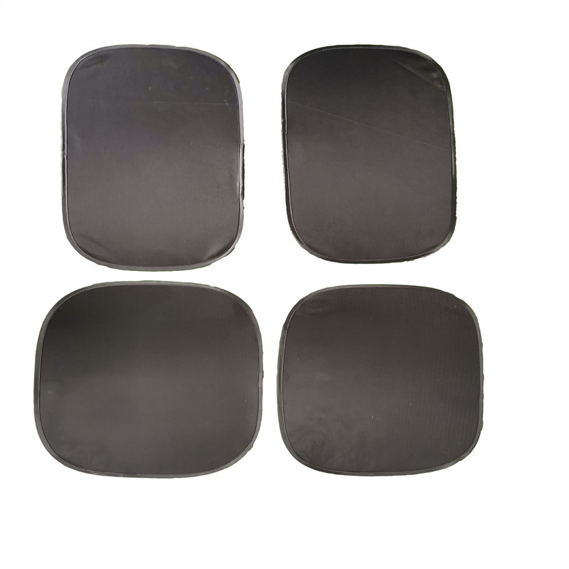 Custom car supplies new PVC mesh electrostatic sunshade windshield full-cover sunshade 4 pieces sunshade