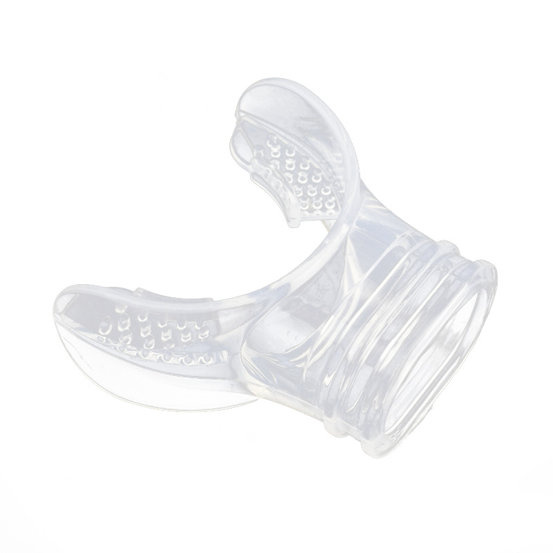 Diving Bite Snorkeling Hygienic Bite Diving Equipment Breathing Tube Transparent Silicone Bite Liquid Silicone