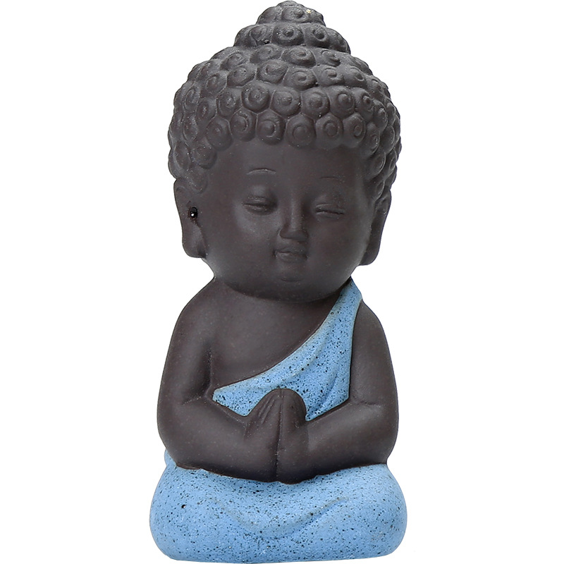 Creative purple sand small Tathagata tea table decoration tea table small ornaments boutique can raise tea pet handmade tea play tea accessories