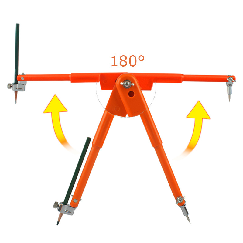 Woodworking compass professional circle plotter industrial large metal line gauge drawing drawing tool