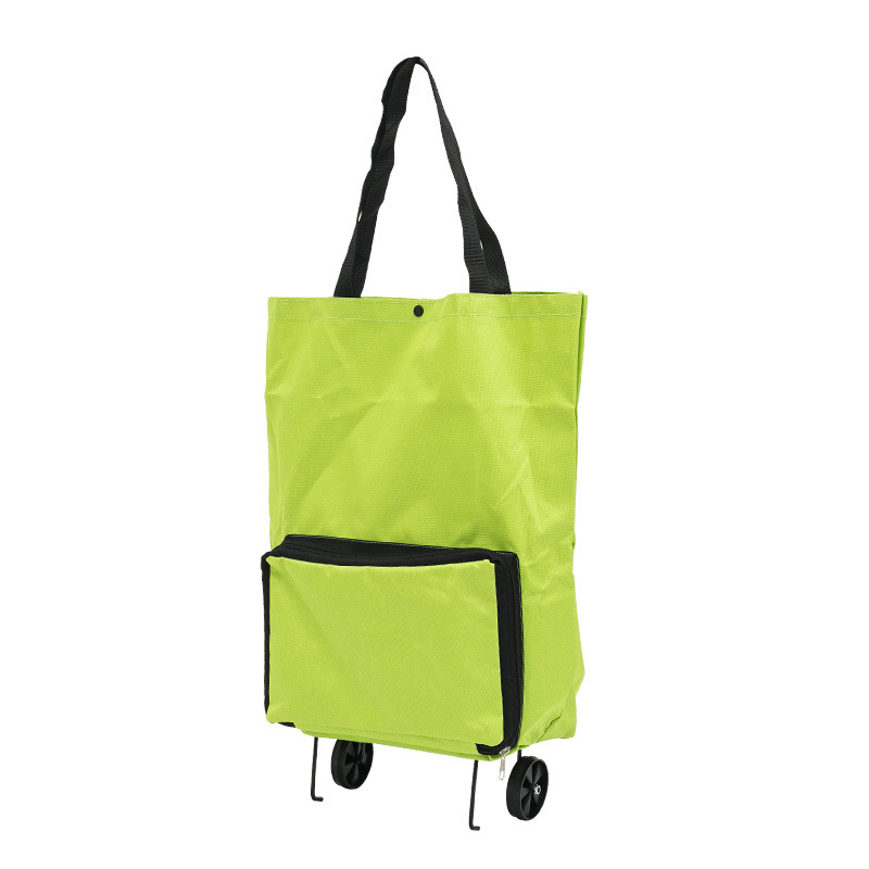 Shopping Wheel Bag Foldable Portable Oxford Shopping Bag Large Capacity Storage Bag Shopping Cart Trolley Bag Wholesale