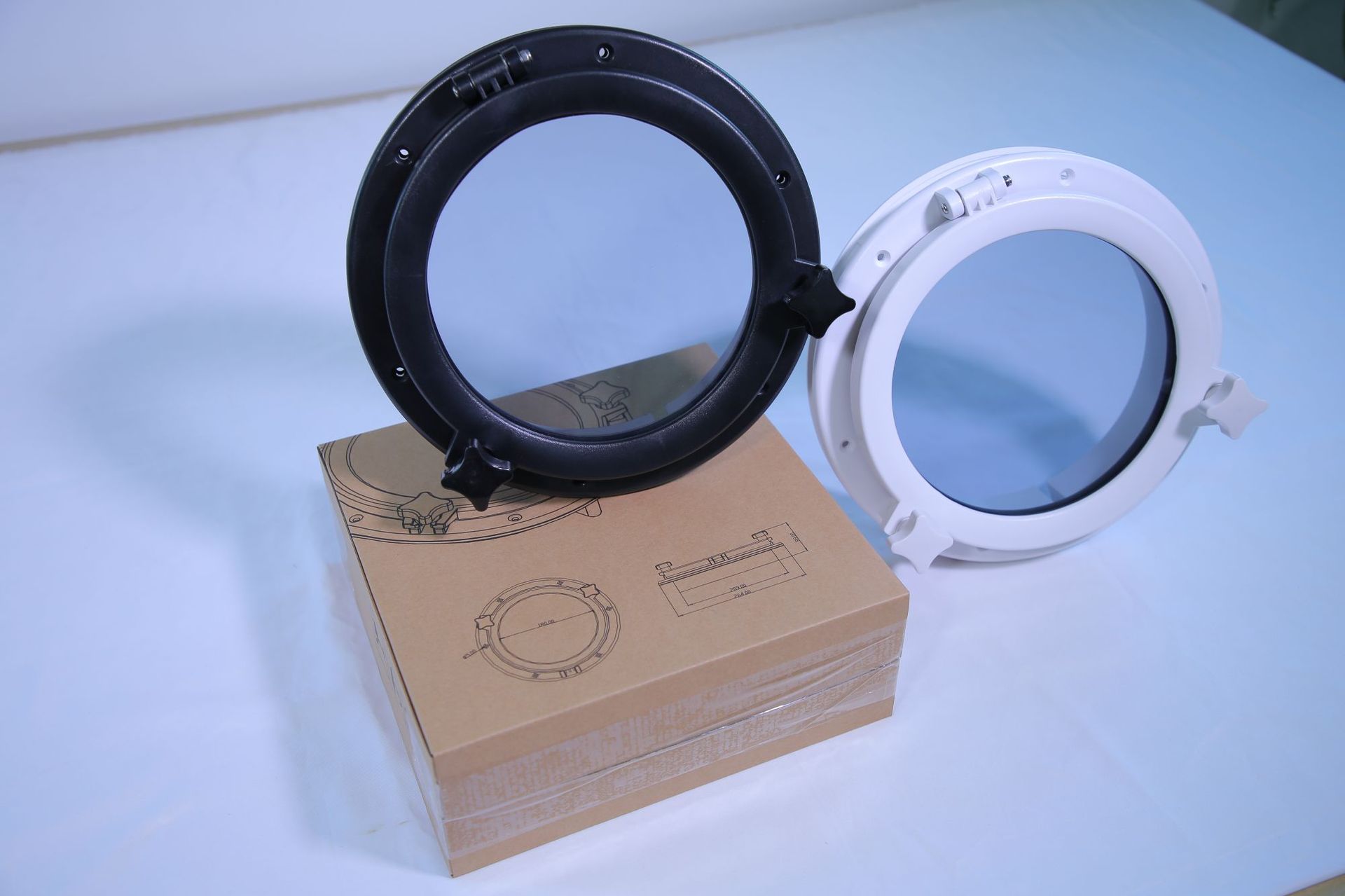 Cross-border dedicated 265mm Yacht Marine RV porthole skylight glass window decorative window watertight window porthole