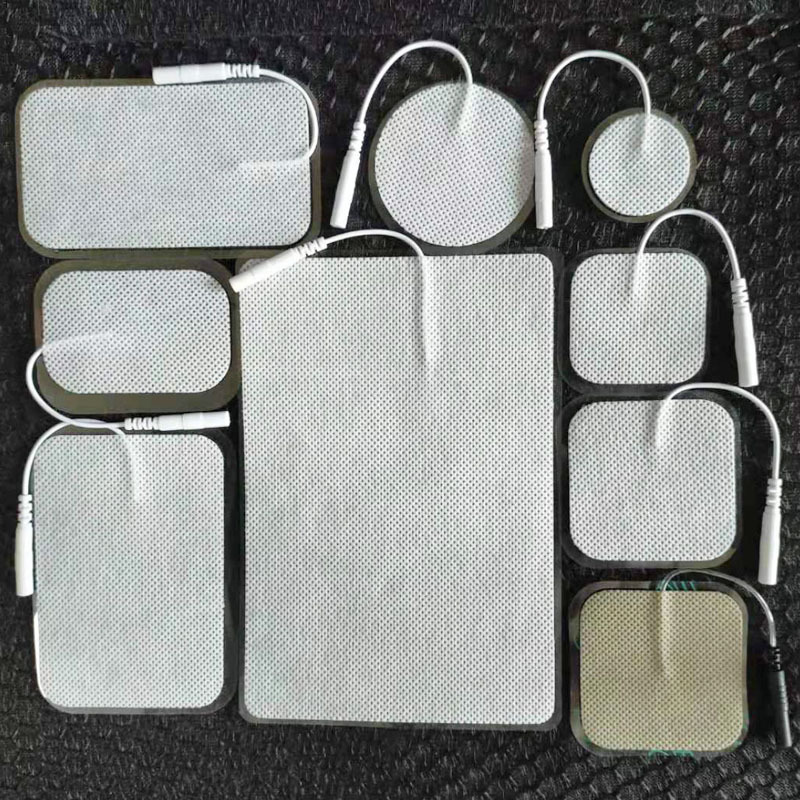 Massage equipment accessories 4 * 4cm white non-woven electrode patch physiotherapy massage patch can be processed as required