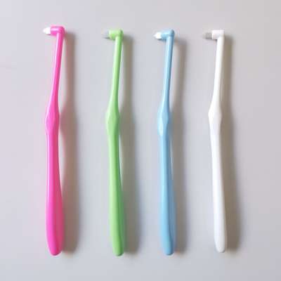 Oral Single Beam Orthodontic Toothbrush Adult Orthodontic Suitable for Teeth Braces Wisdom Teeth Soft Hair Toothbrush Pet Toothbrush