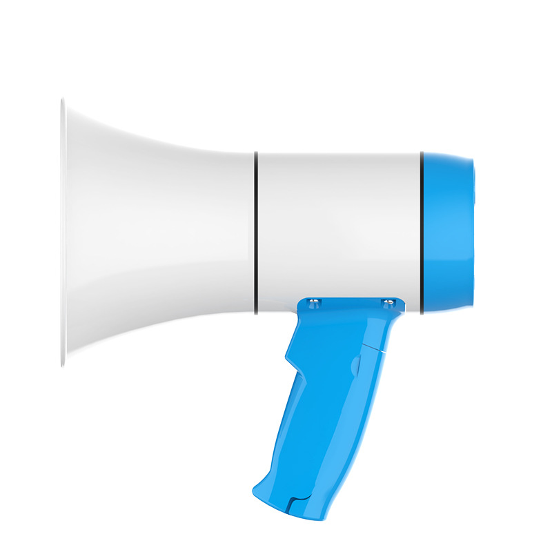 Factory direct hand-held high-power recording megaphone propaganda horn stall recording megaphone