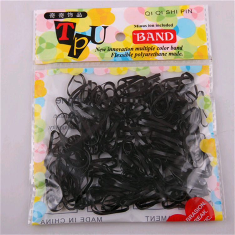 Korean headdress rope rubber band hair band basic hair rope headdress tie hair jewelry wholesale disposable TPU