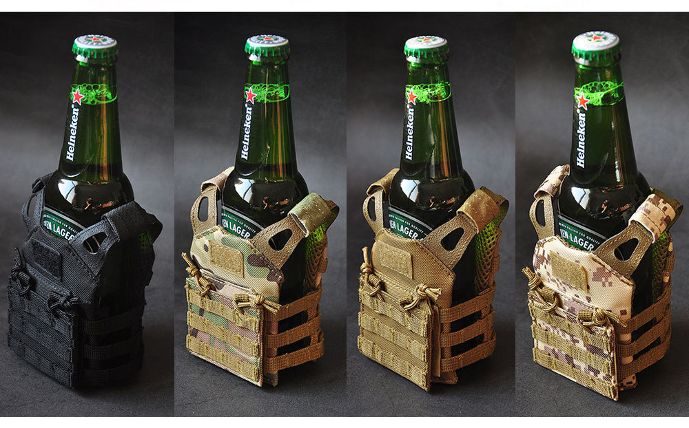 New red wine mini JPC vest mini tactical decoration beer vest outdoor military fan KTV bar decorations