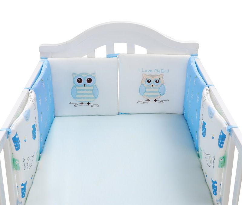 Source love fairy tale baby bed bedding children bed by owl (blue)
