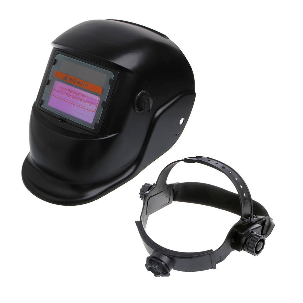 Head-mounted solar automatic light changing welding mask anti-glare arc-proof heat insulation welder welding two shielded welding cap