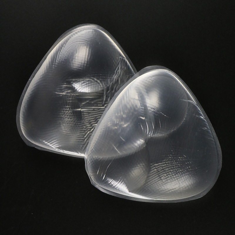 3D加厚顯大硅膠胸墊偽娘義乳罩杯泳衣插墊比基尼隱形內衣插片批發