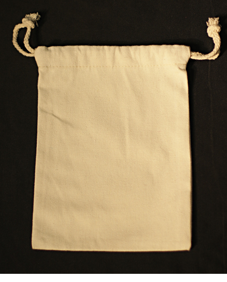Wholesale cultural play storage bag bunched canvas drawstring bag drawstring bag Song Bowl packaging bag Buddha sound Bowl gift bag