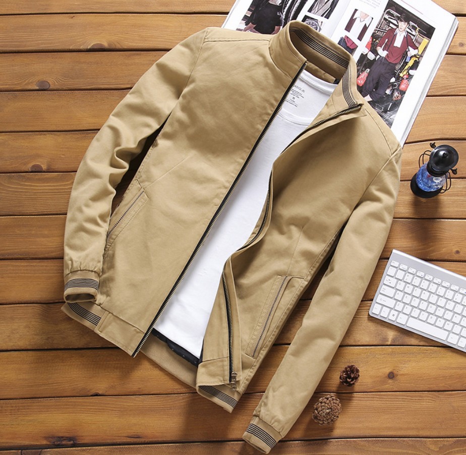 Pure Cotton Cross-border Men's 2022 Autumn and Winter New Washed Fleece-lined Thickened Korean Style Slim-fit Men's Jacket Men's Coat
