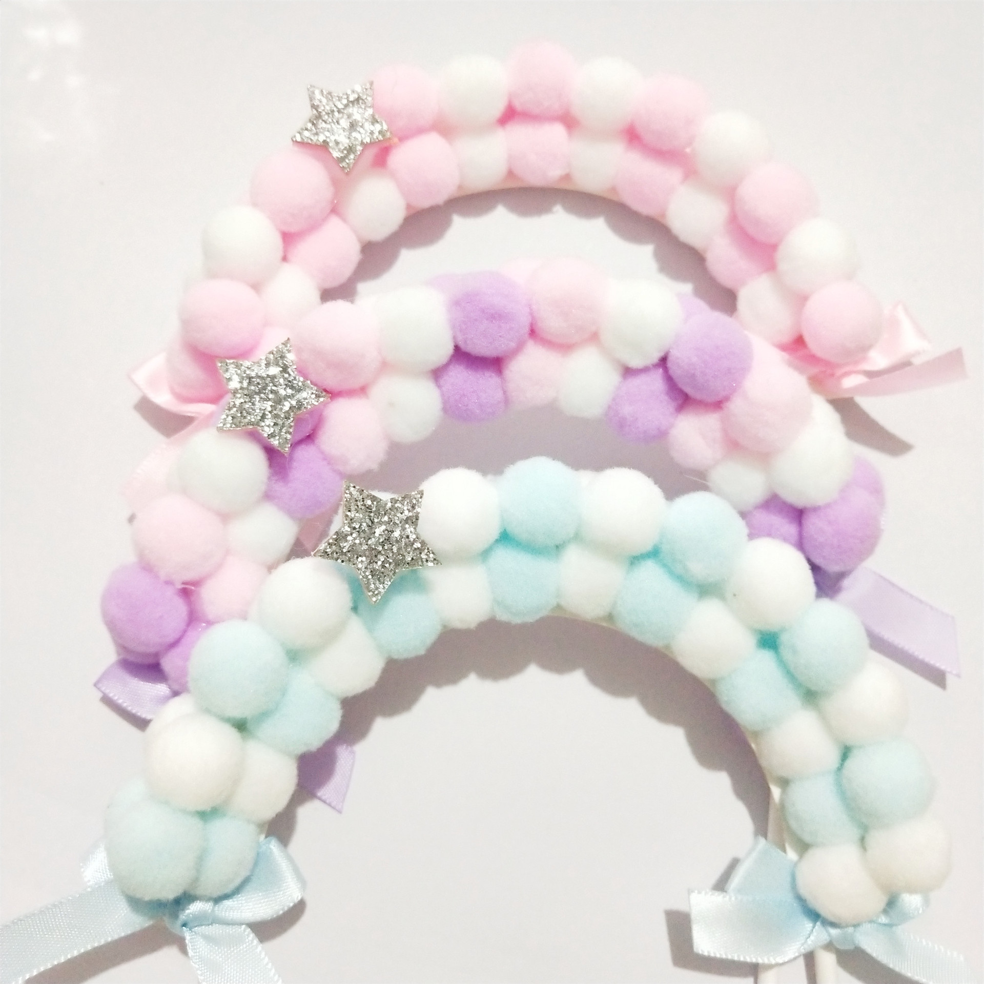 Cross-border ins cake decoration plug-in card gold beads ball arch birthday baking cake arch scene