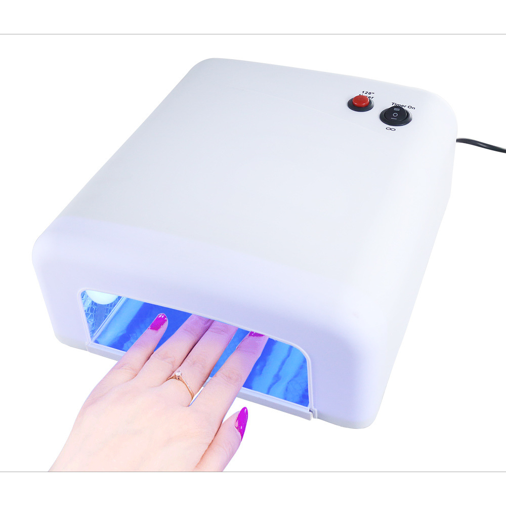 Best 36W four lamp tube shadowless Adhesive curing lamp line curing lamp UV sterilization therapy lamp 818 nail art