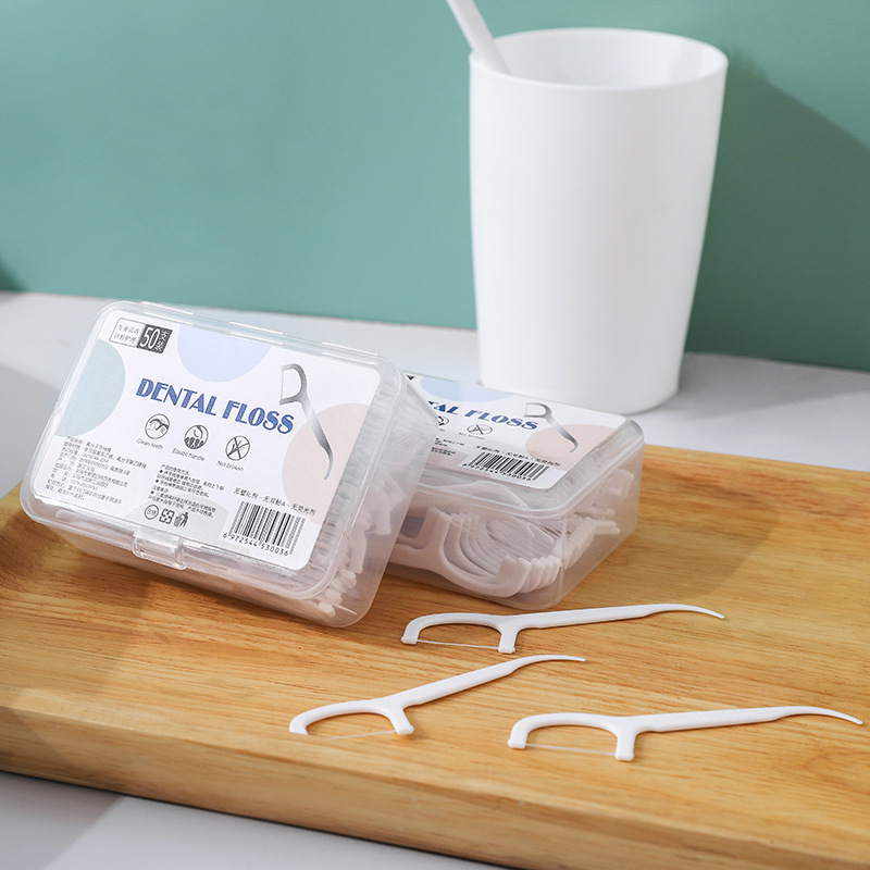 2623 high tension individual floss Rod boxed 50 portable portable floss line family ultra-fine