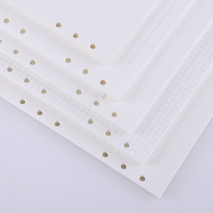 9-hole B5 loose-leaf notebook replacement core 100 gram forest paper notebook inner page student classroom notebook replacement core