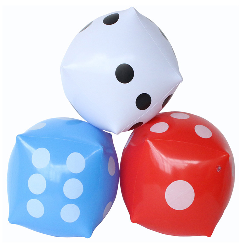 PVC inflatable dice large color sieve fun big dice activity atmosphere props bar KTV points toy