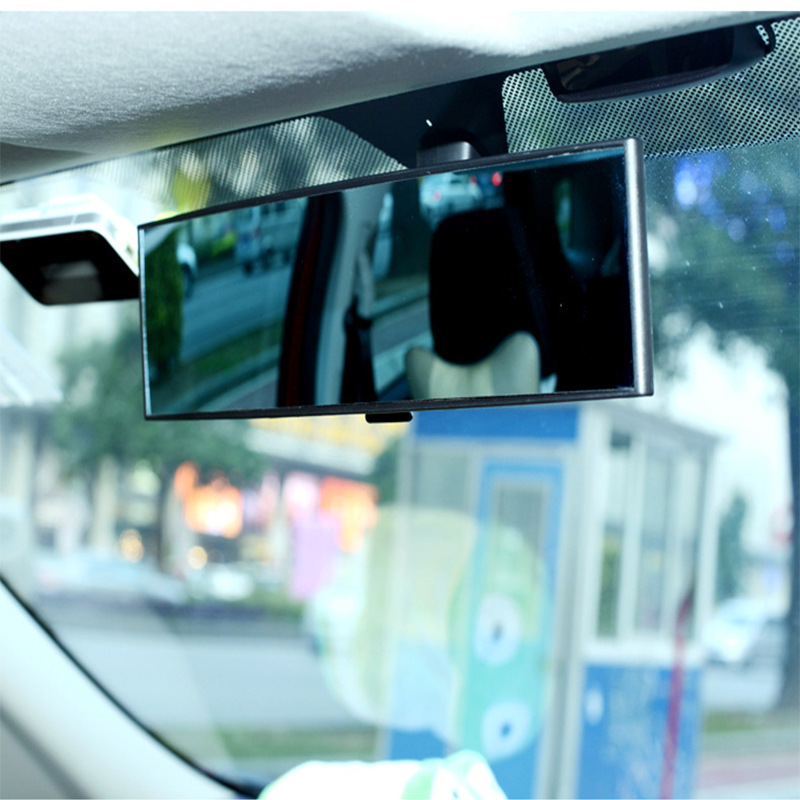 In-Car Rearview Mirror modification large field of view anti-glare wide-angle mirror auxiliary reversing HD glass mirror universal type
