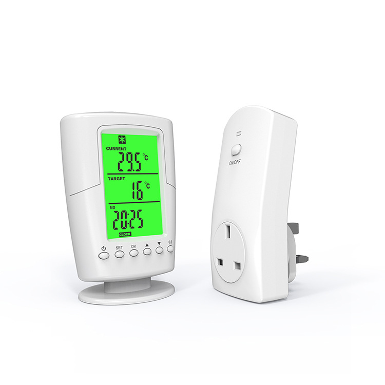 European-style smart wireless temperature control socket multi-function household appliance timing switch electronic digital display automatic thermostat
