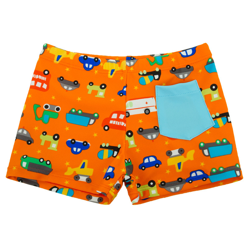 Jinhong boys swimming trunks fashion swimwear cartoon big children's boxer swimming trunks hot spring children's swimwear wholesale