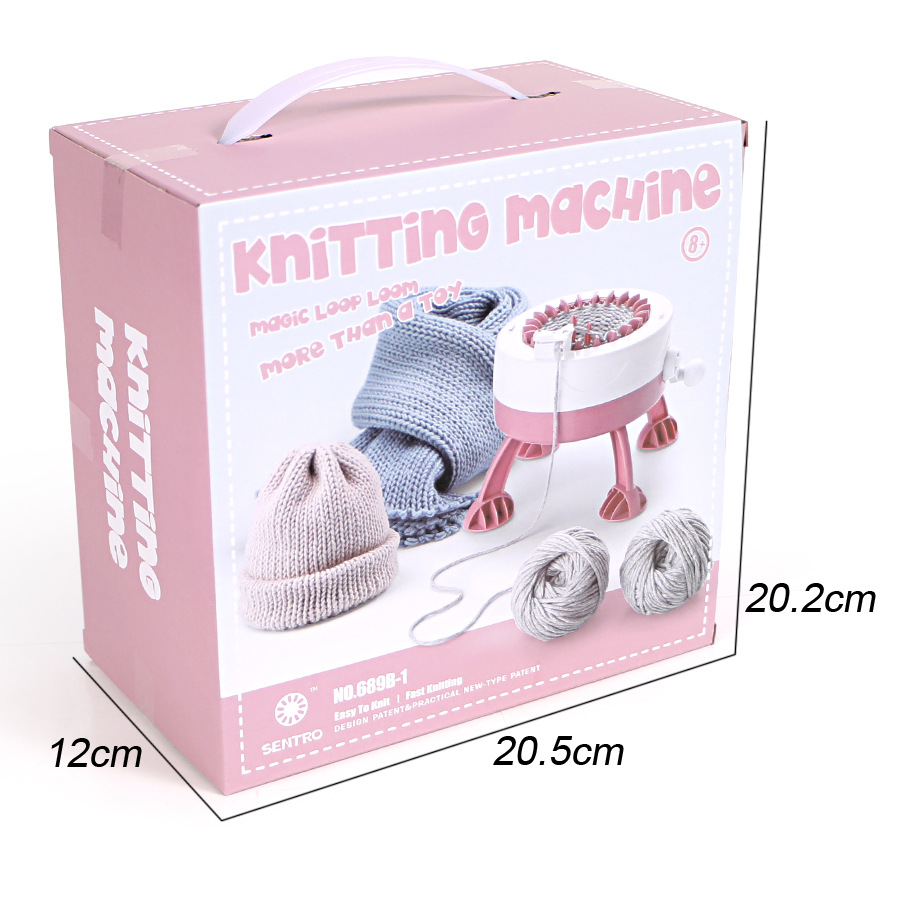 Amazon Explosion Children's 22-Needle Fantasy Star Cylinder Knitting Machine Educational Cloth Weaving Machine Play Home Toy