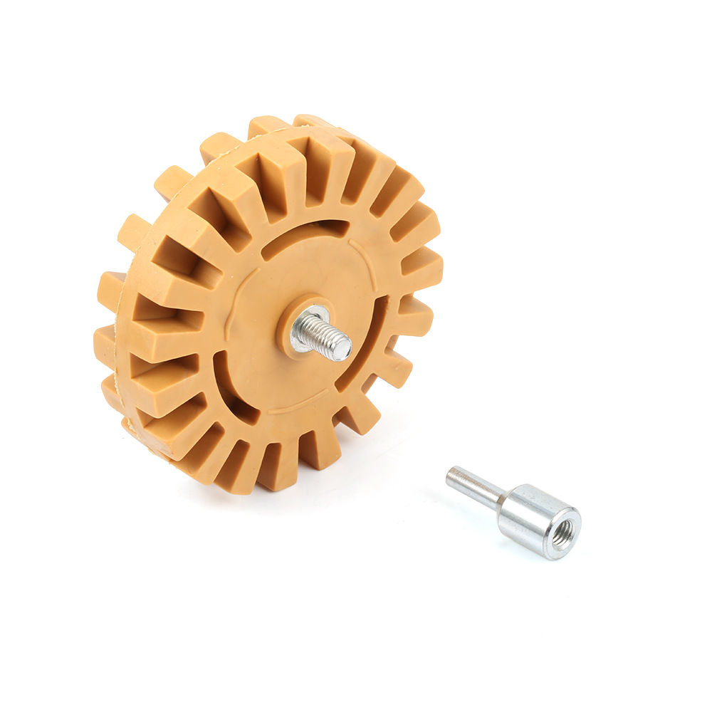 Factory direct 4-inch rubber removal wheel to rubber plate pneumatic rubber removal paint removal rubber wheel to rubber plate