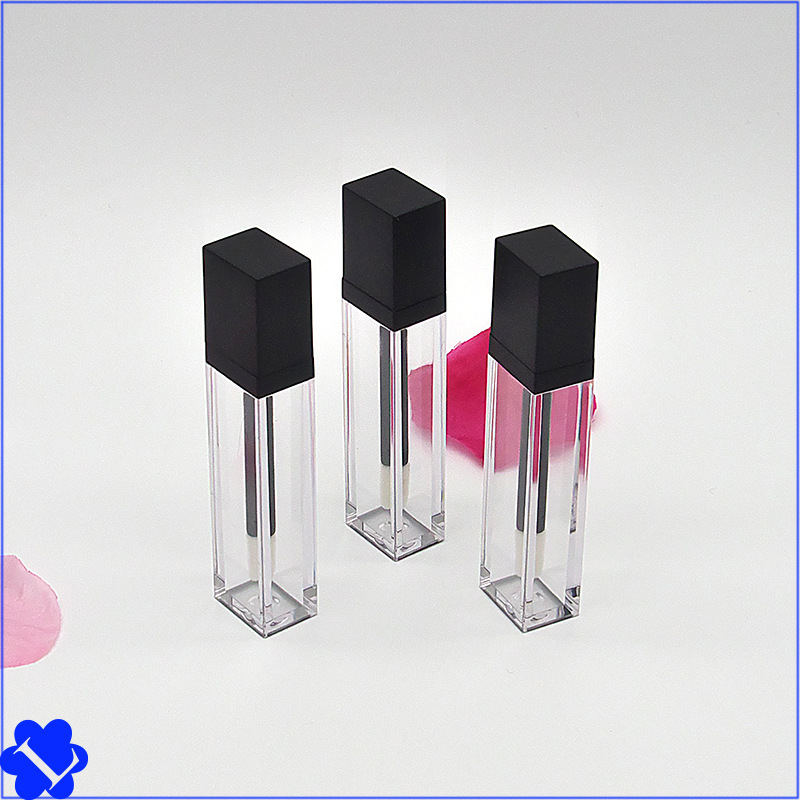 7ML in stock square flat lip gloss tube empty tube DIY lip glaze empty Tube empty bottle lip glaze sub-bottle lip gloss tube packaging material