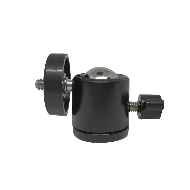 Spherical small PTZ single-hole universal three-dimensional spherical 3/8 PTZ strong clamp small PTZ aluminum cast 3/8 thread