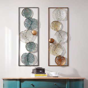 American home wall decorations creative iron wall hanging three-dimensional porch wall decorations bedside wall hanging wholesale