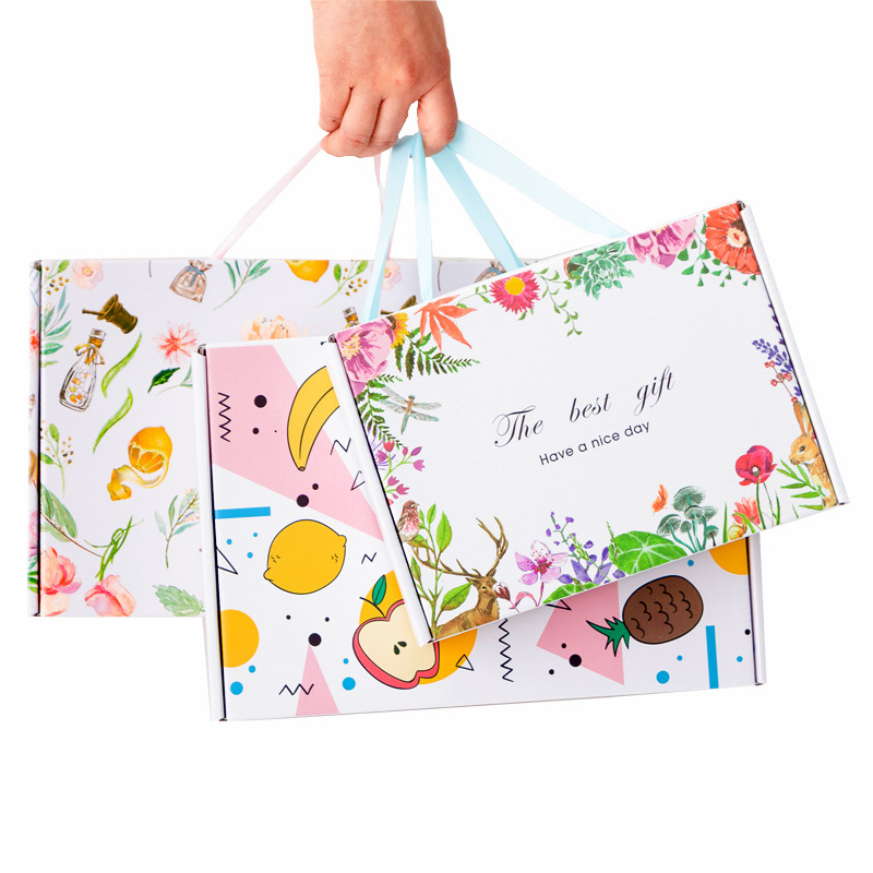 Flying Machine Box Spot Pet Blind Box Underwear Clothing Packaging Corrugated Express Box Hanfu Color Wear Carton
