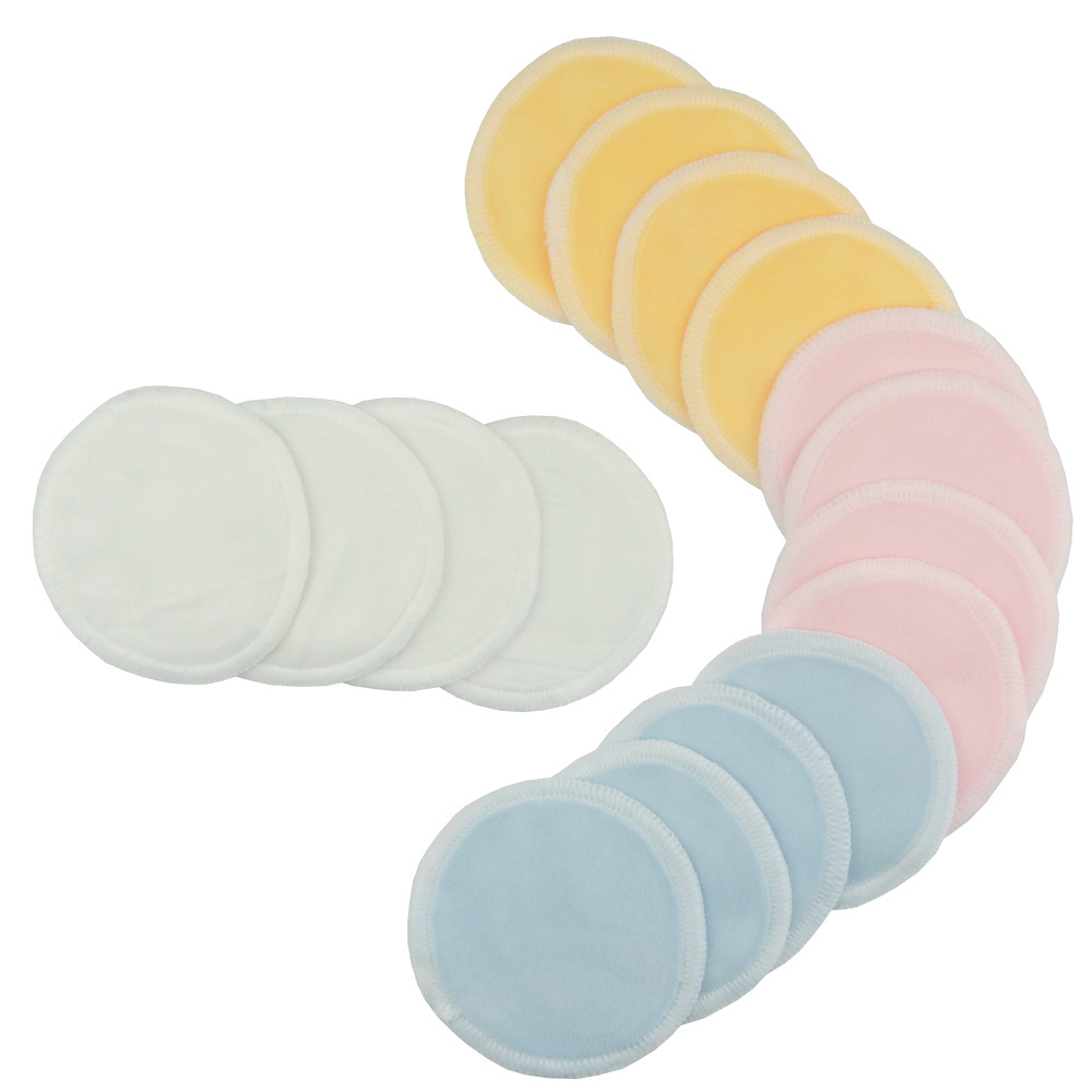 Washable Bamboo Cotton Bamboo Terry Makeup Remover Pad Facial Cleansing Powder Puff Reusable Makeup Remover Cotton Bamboo Fiber Makeup Remover Cotton Pad