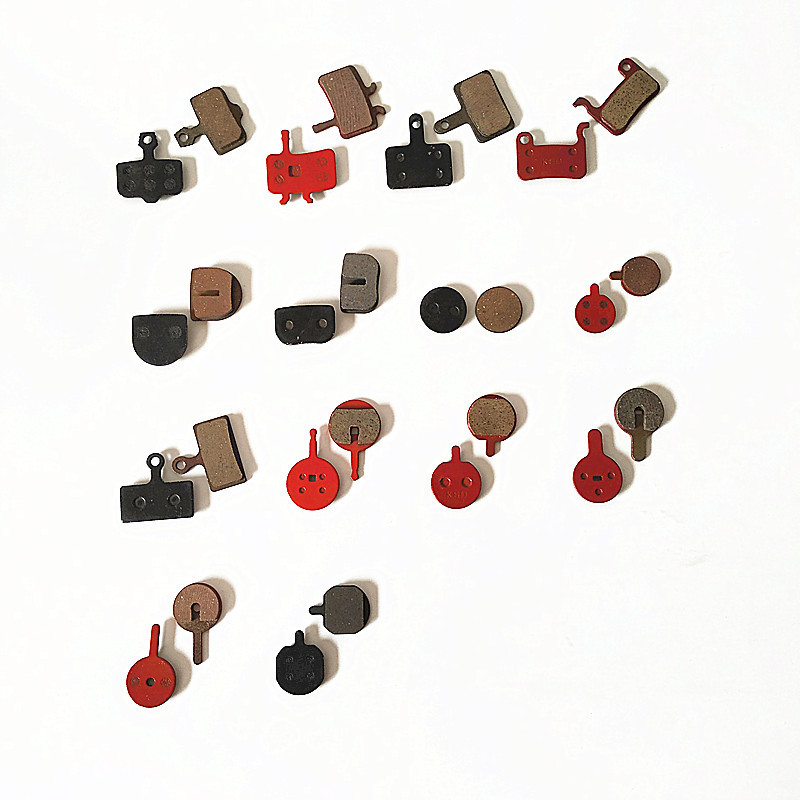 Mountain bike disc brake pad bicycle accessories brake pad resin semi-metal clamp friction block disc brake accessories