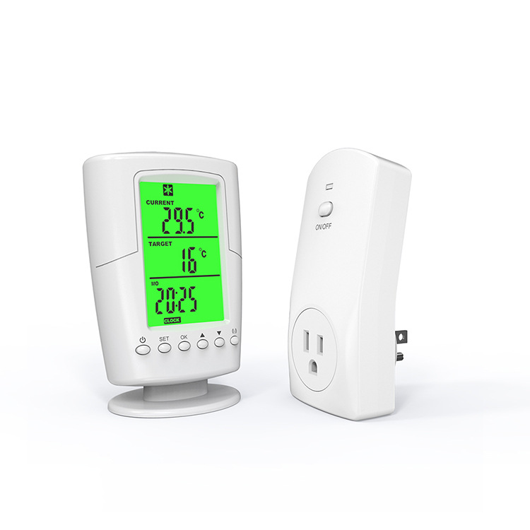 European-style smart wireless temperature control socket multi-function household appliance timing switch electronic digital display automatic thermostat