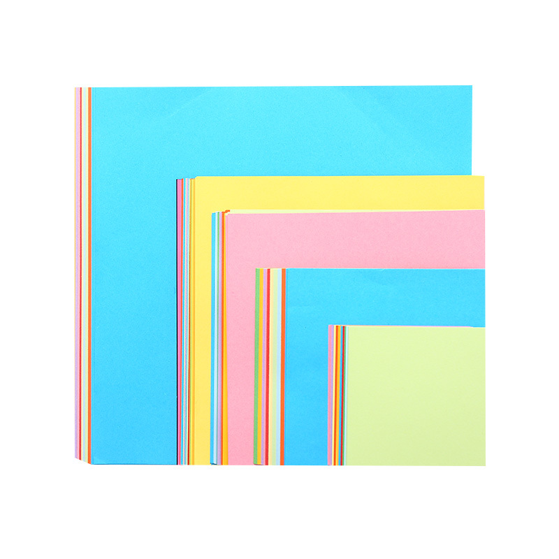 Origami square handmade origami creative color paper-cut kindergarten students origami paper crane material wholesale