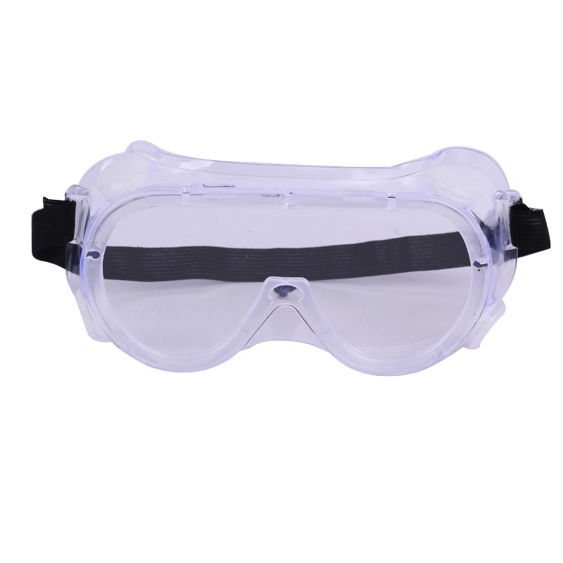 PC four beads large goggles protective glasses dustproof dustproof windproof chemical laboratory splash-proof labor protection goggles